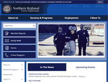 Tablet Screenshot of nrpolice.com